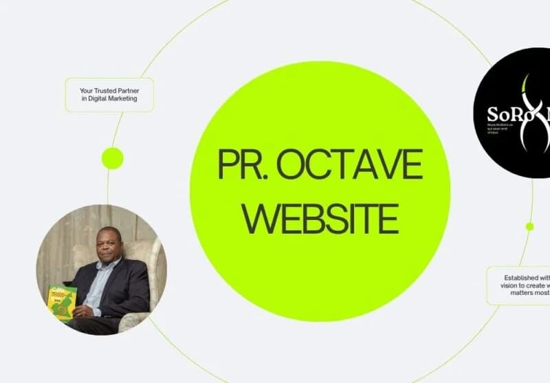 Le site vitrine du Pr Octave Jokung, présentant son ouvrage.